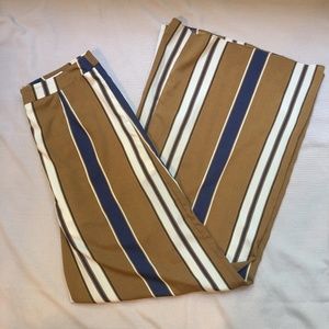 Wide Leg Striped Pant